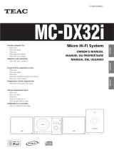 TEAC MC-DX32I El manual del propietario