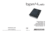 JBSYSTEMS LIGHT BPM4 USB El manual del propietario