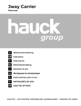 Hauck 3way Carrier El manual del propietario