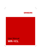 Sangean WR-1CL El manual del propietario