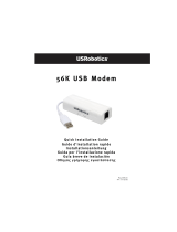 US Robotics 56K USB MODEM El manual del propietario