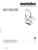 Metabo BAS 317 Precision DNB El manual del propietario