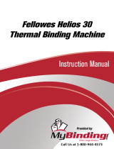 MyBinding Fellowes Helios 30 Thermal Binding Machine Manual de usuario