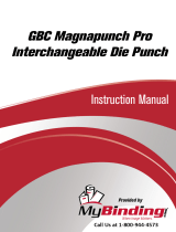 MyBinding GBC Magnapunch / 660ID Modular Punch Manual de usuario