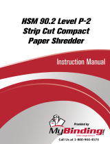 MyBinding HSM 90.2 Level 2 Strip Cut Manual de usuario