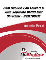 MyBinding HSM Securio P40 Level 6 Manual de usuario