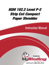 MyBinding HSM 102.2 Level 2 Strip Cut Manual de usuario