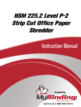MyBinding HSM 225.2 Level 2 Strip Cut Manual de usuario