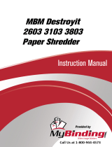 MyBinding MBM Ideal 2603 3103 3803 Manual de usuario