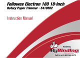 MyBinding Fellowes Electron 180 18 Inch Rotary Paper Trimmer Manual de usuario