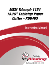 MyBinding MBM Kutrimmer 1134 1135 1046 Manual de usuario