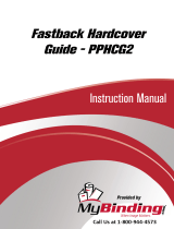 MyBinding Fastback Hardcover Manual de usuario