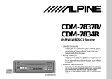 Alpine cdm 7837 r El manual del propietario