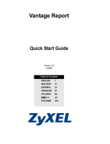ZyXEL Communications VANTAGE REPORT 2.3 - El manual del propietario