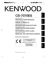 Kenwood CS7070-ES El manual del propietario