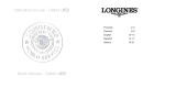 Longines L652 El manual del propietario