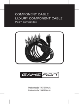 AWG COMPONENT CABLE LUXURY COMPONENT CABLE FOR PS3 El manual del propietario
