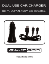 GAMERONDUAL USB CAR CHARGER DSI XL LITE COMPATIBLE