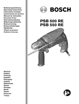 Bosch PSB 500 RE El manual del propietario