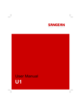 Sangean U1 Manual de usuario