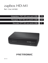 Metronic 441620 ZAPBOX HD-M1441622 ZAPBOX EH-D2 El manual del propietario