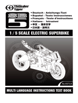 THUNDER TIGER 1-5 SCALE ELECTRIC SUPERBIKE El manual del propietario