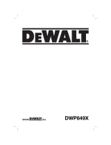 DeWalt DWP849X El manual del propietario