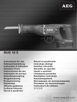 AEG BUS 18 X El manual del propietario