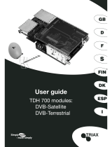 Triax TDH 700 Manual de usuario