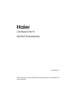 Haier LE40B8000TF Manual de usuario