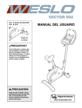 Weslo Vector 503 Bike Manual de usuario