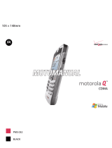 Motorola Moto Q CDMA Manual de usuario
