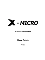 X-Micro XMP3-R1GF Manual de usuario