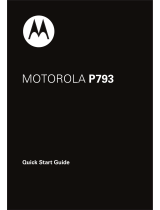 Motorola P793 Guía de inicio rápido