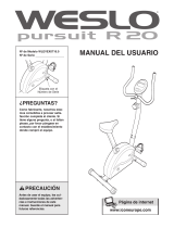 Weslo Pursuit R 20 Manual de usuario
