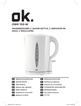 OK. OWK 102-W Manual de usuario