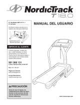 NordicTrack T18.0 Treadmill Manual de usuario