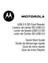 Motorola USB 2.0 SD Card Reader Guía de inicio rápido