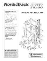 NordicTrack E8200 Competition Bench Manual de usuario