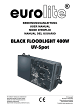 EuroLite BLACK FLOODLIGHT Manual de usuario