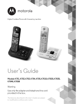 Motorola K701 Manual de usuario