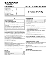 Blaupunkt BREMEN RCM 43 El manual del propietario