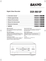 Sanyo DSR-M810P Manual de usuario