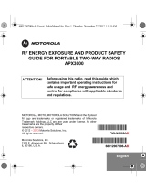 Motorola Astro APX 3000 Manual de usuario