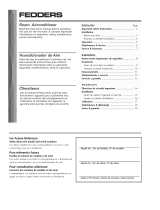 Fedders A6P09S2B Manual de usuario