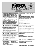 Fiesta OUTDOOR GAS BARBEQUE EZA34545-B403 Manual de usuario