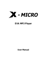 X-Micro XMP3L Manual de usuario