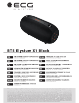 ECG BTS Elysium X1 Black Manual de usuario