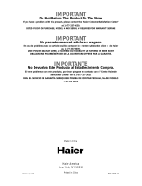Haier MWG10081TW Manual de usuario