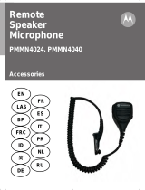 Motorola PMMN4040 Manual de usuario